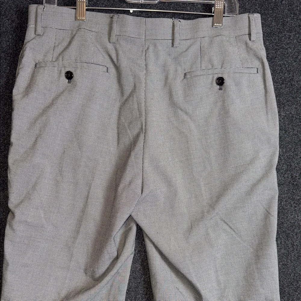 Ralph Ralph Lauren Mens Slim Fit Grey Houndstooth Stretch Trousers 34W x 32L